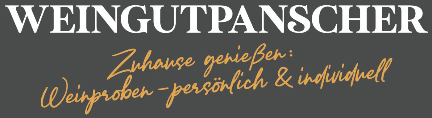 Weingutpanscher Schriftzug - Zuhause genießen